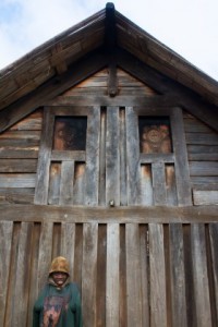 Wooden house in Antoetra Zafimaniry 