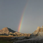 Regenbogen auf der Insel