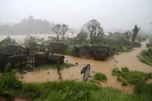 nach dem Zyklon in Madagaskar