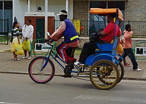 Bicycle rickshaw Madagascar