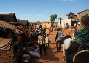 Horseback riding through Madagascar villages