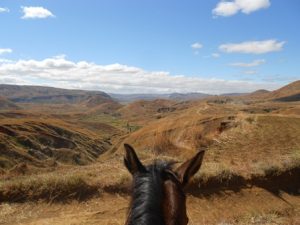 Horse riding in Madagascar