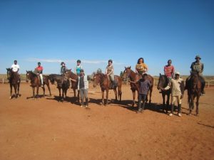 Horse riding in Madagascar