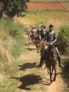 Horseback riding through Madagascar