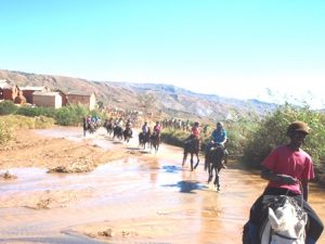 Riding across Madagascar