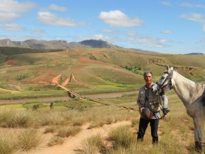 Horse riding in Madagascar