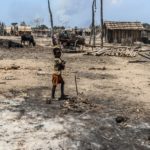 Waldrodung und Buschfeuer auf Madagaskar